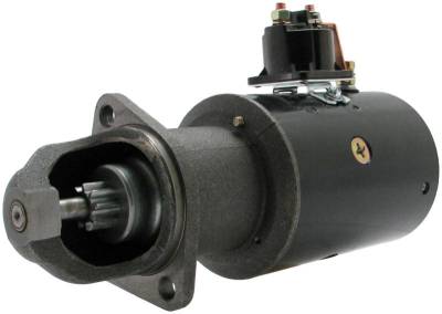 Rareelectrical - 12V Starter Motor Compatible With Industrial 318 5.2L Engine 1974-1978 8600 Combine Perkins 6-354 - Image 2