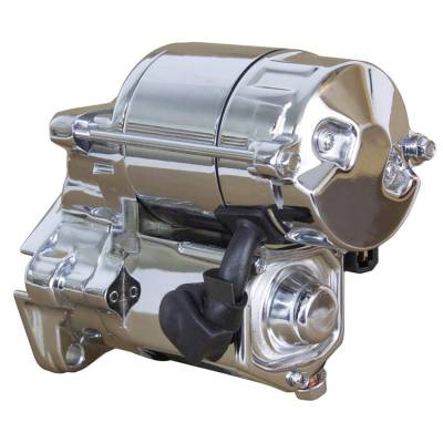 Rareelectrical - Chrome Starter Compatible With Harley Davidson Flstc Heritage Softail Classic Flstf Fat Boy 1340Cc - Image 2