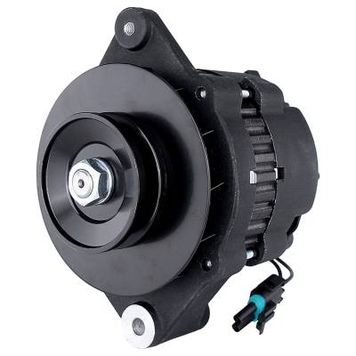 Rareelectrical - Alternator Compatible With Bobcat 1600 2000 2400 2410 Articulated Loader Kubota V1702 Perkins 4-236 - Image 2