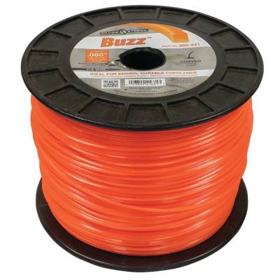 Rareelectrical - Square Trimmer Line 0.080 Inch Compatible With All String Trimmers 5 Pound Spool 1772 Feet Orange - Image 2