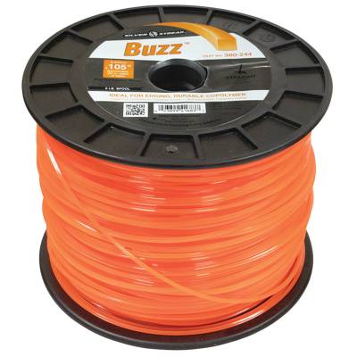 Rareelectrical - Square Trimmer Line 0.105 Inch Compatible With All String Trimmers 5 Pound Spool 951 Feet Orange - Image 2