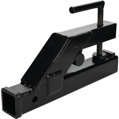 Rareelectrical - Bucket Clamp Trailer Hitch Receiver Compatible With Tractor Skid Steer Front Loader Bucket 2 Inch - Image 2