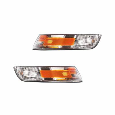 New Pair Of Side Marker Light Compatible With Mercury Grand Marquis Fo2551122 Fo2550122 F5my 15A201