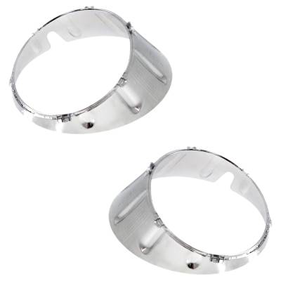 Rareelectrical - New Front Left And Front Right Fog Light Trim Compatible With Mini Cooper Base Cooper Roadster - Image 1