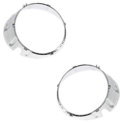 Rareelectrical - New Front Left And Front Right Fog Light Trim Compatible With Mini Cooper Base Cooper Roadster - Image 2