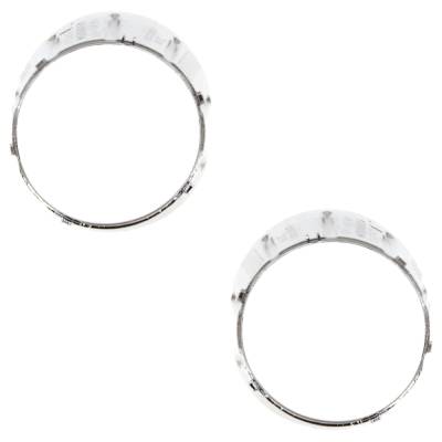 Rareelectrical - New Front Left And Front Right Fog Light Trim Compatible With Mini Cooper Base Cooper Roadster - Image 4