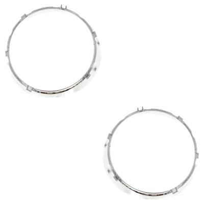 Rareelectrical - New Front Left And Front Right Fog Light Trim Compatible With Mini Cooper Base Cooper Coupe - Image 3