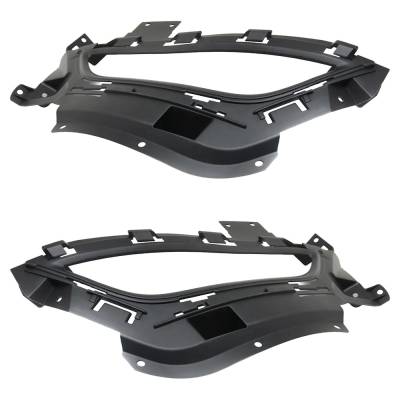 Rareelectrical - New Front Left And Front Right Fog Light Trim Compatible With Chrysler 200 S 200 C 2015-2017 By - Image 2