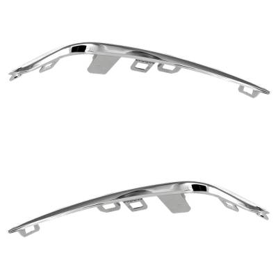 Rareelectrical - New Front Left And Front Right Fog Light Trim Compatible With Chrysler Pacifica Touring 6 Cyl 3.6L - Image 4