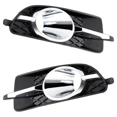 Rareelectrical - New Front Left And Front Right Fog Light Trim Compatible With Buick Lacrosse Convenience 4 Cyl 2.4L - Image 3