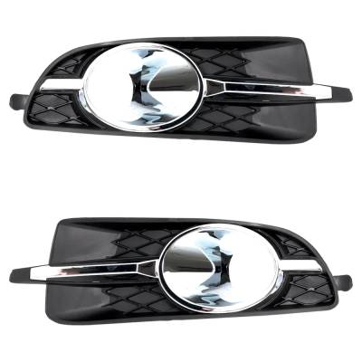 Rareelectrical - New Front Left And Front Right Fog Light Trim Compatible With Buick Lacrosse Base 4 Cyl 2.4L - Image 2