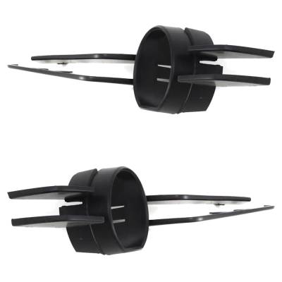 Rareelectrical - New Front Left And Front Right Fog Light Trim Compatible With Bmw 328Ci Base 6 Cyl 2.8L 330Ci Base 6 - Image 2