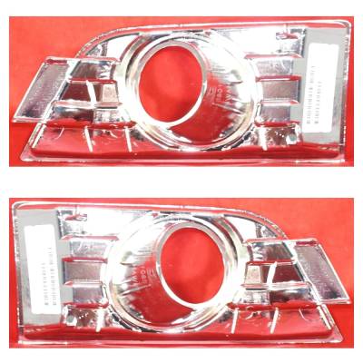 Rareelectrical - New Front Left And Front Right Fog Light Trim Compatible With Ford Edge Se 6 Cyl 3.5L Edge Limited 6 - Image 4