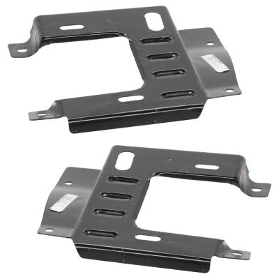 Rareelectrical - New Front Left And Front Right Bumper Bracket Compatible With Ford Lincoln Mark Lt Base 8 Cyl 5.4L - Image 3