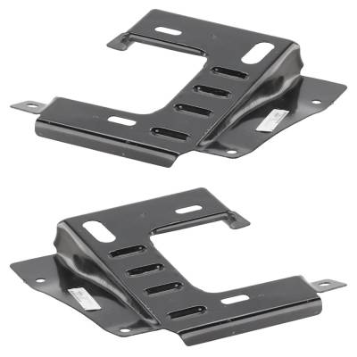 Rareelectrical - New Front Left And Front Right Bumper Bracket Compatible With Ford Lincoln Mark Lt Base 8 Cyl 5.4L - Image 4