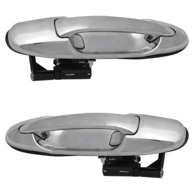 Rareelectrical - Rear Left Driver And Right Passenger Exterior Door Handle Compatible With 2001-2007 Toyota Tundra - Image 3