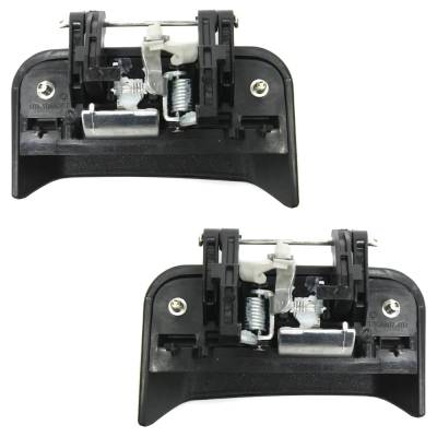 Rareelectrical - Rear Left And Right Exterior Door Handle Compatible With 2007-2017 Jeep Compass Textured Black - Image 5