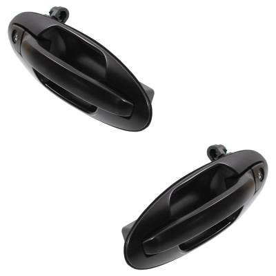 Rareelectrical - Front Left And Right Exterior Door Handle Compatible With 2001-2006 Hyundai Sonata Kia Optima Kia - Image 2