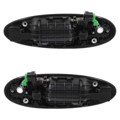 Rareelectrical - Front Pair Exterior Door Handle Compatible With 2001-2006 Kia Optima Kia Magentis Hyundai Sonata - Image 5