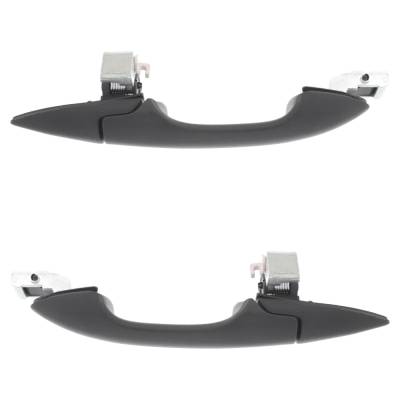Rareelectrical - Front Pair Exterior Door Handle Compatible With 2005-2010 Honda Odyssey Primed Paintable Without Key - Image 4