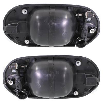 Rareelectrical - Front Left And Right Exterior Door Handle Compatible With 1999-2004 Honda Odyssey Textured Black - Image 5
