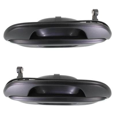 Rareelectrical - Set Of 2 Rear Exterior Door Handle Compatible With 1999-2004 Honda Odyssey Textured Black Without - Image 4
