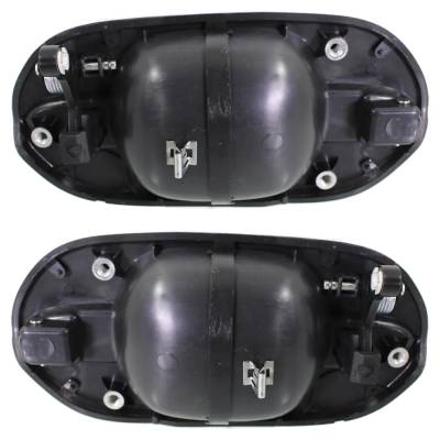 Rareelectrical - Set Of 2 Rear Exterior Door Handle Compatible With 1999-2004 Honda Odyssey Textured Black Without - Image 5