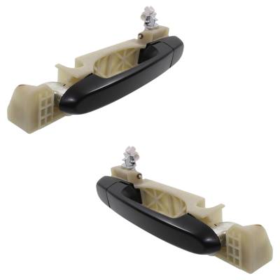 Rareelectrical - Rear Left And Right Exterior Door Handle Compatible With 2006-2011 Hyundai Accent Primed Paintable - Image 3