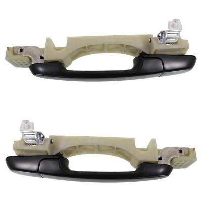 Rareelectrical - Rear Left And Right Exterior Door Handle Compatible With 2006-2011 Hyundai Accent Primed Paintable - Image 4