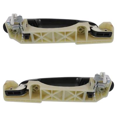 Rareelectrical - Rear Left And Right Exterior Door Handle Compatible With 2006-2011 Hyundai Accent Primed Paintable - Image 5