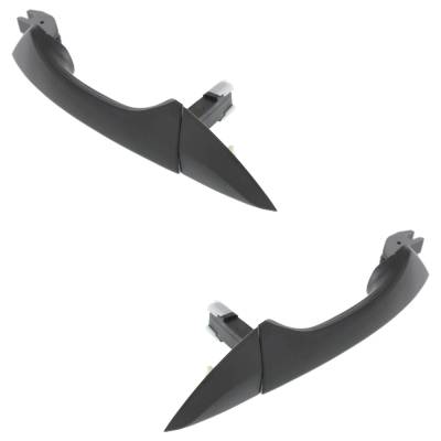 Rareelectrical - Set Of 2 Front Exterior Door Handle Compatible With 2010-2016 Acura Zdx Acura Ilx Primed Paintable - Image 1