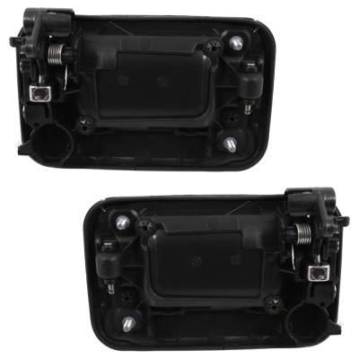 Rareelectrical - Rear Left And Right Exterior Door Handle Compatible With 2004-2014 Ford F-150 Chrome Lever With - Image 5