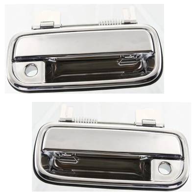 Rareelectrical - Front Driver And Passenger Side Exterior Door Handle Compatible With 1989-1995 Toyota Pickup Toyota - Image 5