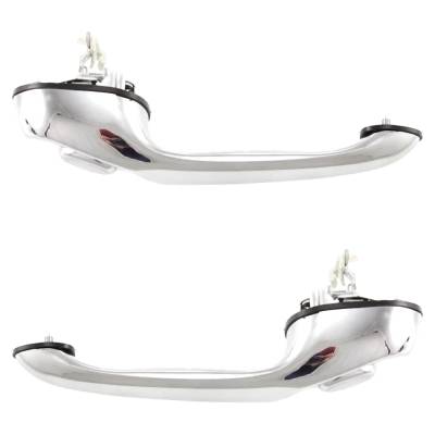 Rareelectrical - Front Driver And Passenger Side Exterior Door Handle Compatible With 2001-2010 Chrysler Pt Cruiser - Image 5