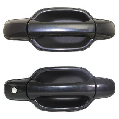 Front Driver And Passenger Side Exterior Door Handle Compatible With 2004-2012 Gmc Canyon Chevrolet