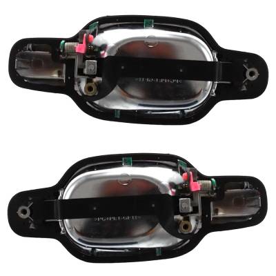 RAREELECTRICAL - Rear Left And Right Exterior Door Handle Compatible With 2004-2012 Gmc Canyon Chevrolet Colorado - Image 5