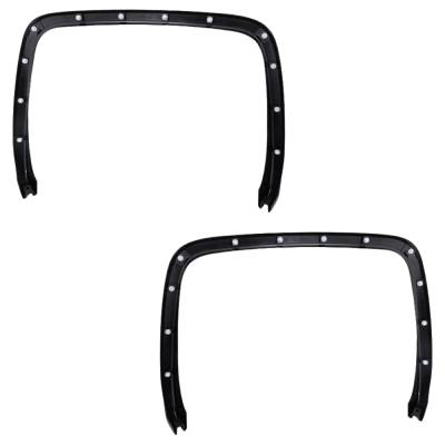 Rareelectrical - New Rear Left And Rear Right Fender Trim Compatible With Gmc Sierra 1500 Denali 8 Cyl 6.2L Sierra - Image 4