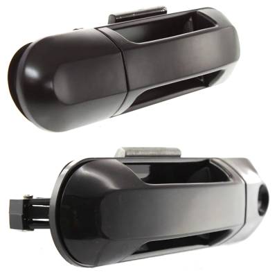 Rareelectrical - Front Pair Exterior Door Handle Compatible With 2002-2010 Ford Explorer Mercury Mountaineer Smooth - Image 3