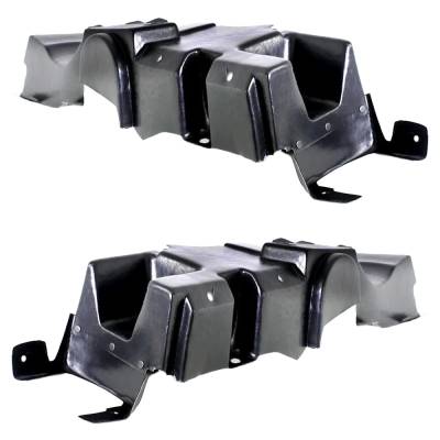 Rareelectrical - Engine Splash Guard Compatible With 2006-2010 Pontiac G6 Left And Right Plastic Guard 15864189 Under - Image 2