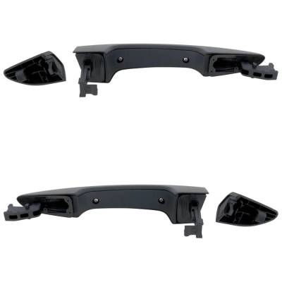 Rareelectrical - Rear Left And Right Exterior Door Handle Compatible With 2015-2019 Hyundai Sonata Primed Paintable - Image 4