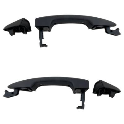 Rareelectrical - Rear Left And Right Exterior Door Handle Compatible With 2015-2019 Hyundai Sonata Primed Paintable - Image 5