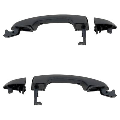 Rareelectrical - Rear Left And Right Exterior Door Handle Compatible With 2015-2019 Hyundai Sonata Primed Paintable - Image 6