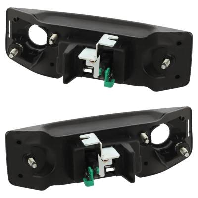 Rareelectrical - Rear Pair Exterior Door Handle Compatible With 2013-2021 Nissan Nv200 Chevrolet City Textured Black - Image 6