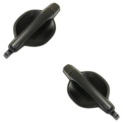 Rareelectrical - Rear Left And Right Exterior Door Handle Compatible With 2004-2011 Mitsubishi Endeavor Primed - Image 3