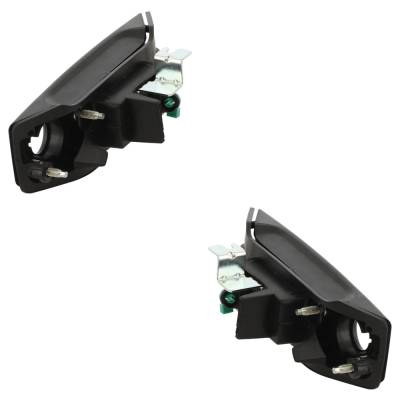 Rareelectrical - Set Of 2 Rear Exterior Door Handle Compatible With 2013-2021 Chevrolet City Nissan Nv200 Textured - Image 4