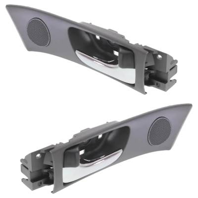 Rareelectrical - Front Left And Right Interior Door Handle Compatible With 2002-2006 Lexus Es300 Lexus Es330 Chrome - Image 2