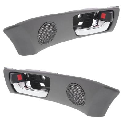 Rareelectrical - Set Of 2 Front Interior Door Handle Compatible With 2002-2006 Lexus Es330 Lexus Es300 Chrome Lever - Image 3