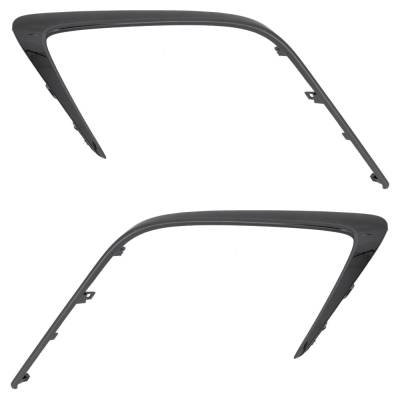 Rareelectrical - New Pair Of Grille Trim Compatible With Toyota Corolla Se Nightshade Corolla Se 2019-2022 By - Image 1