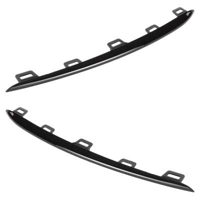 Rareelectrical - New Pair Of Grille Trim Compatible With Mercedes Benz Gle580 4Matic 8 Cyl 4.0L Gle450 4Matic 6 Cyl - Image 3