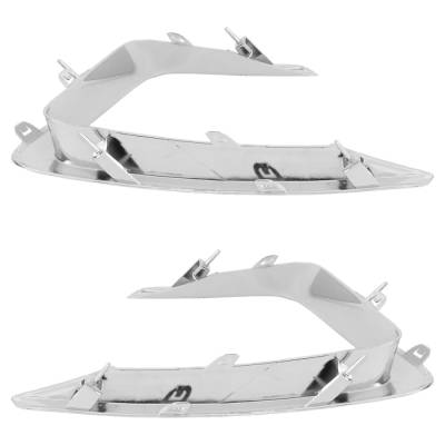 Rareelectrical - New Pair Of Grille Trim Compatible With Ford Expedition Xl 6 Cyl 3.5L Expedition Platinum 6 Cyl 3.5L - Image 6